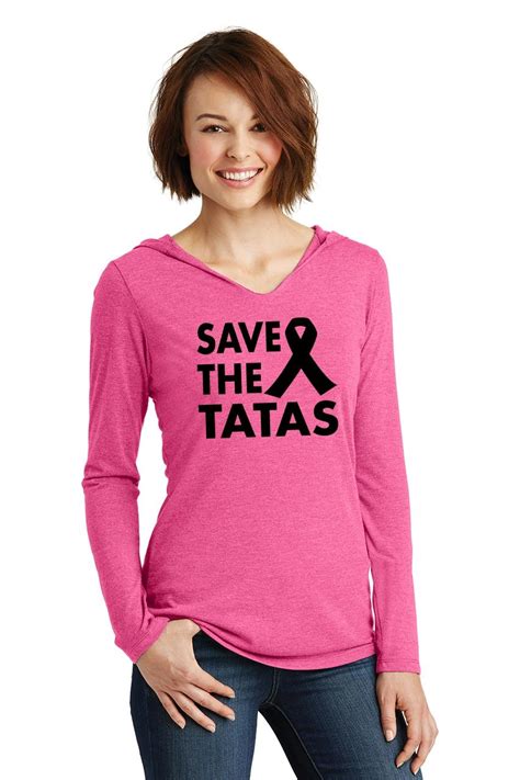 ladies save the tatas hoodie shirt breast cancer awareness cancer pink october ebay