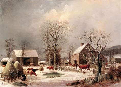 Civil War Blog George H Durrie Rural Winter Scenes