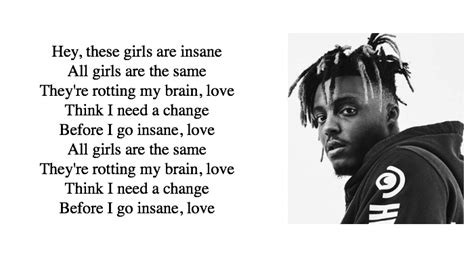 Juice Wrld All Girls Are The Same Wallpapers Wallpaper Cave D76