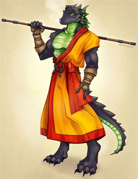 Illustration By Sam Ma Fantasy Character Design Dnd Dragonborn Dnd