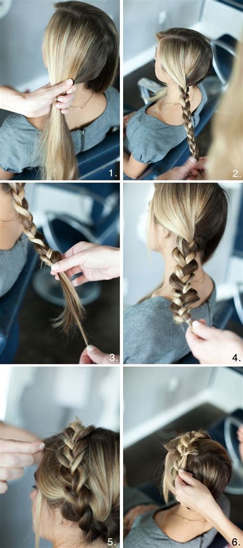 Adding a thin braid to your casual updo or braiding a simple crown headband to ennoble your everyday downdo won't #4: Simple Braided Crown Hairstyle Tutorial: Cute and Easy ...