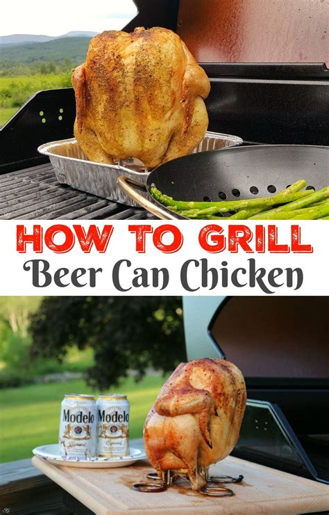On a gas grill with two burners, set one to low and the other to high. Cook Beer Can Chicken on the Grill. Learn how to grill ...