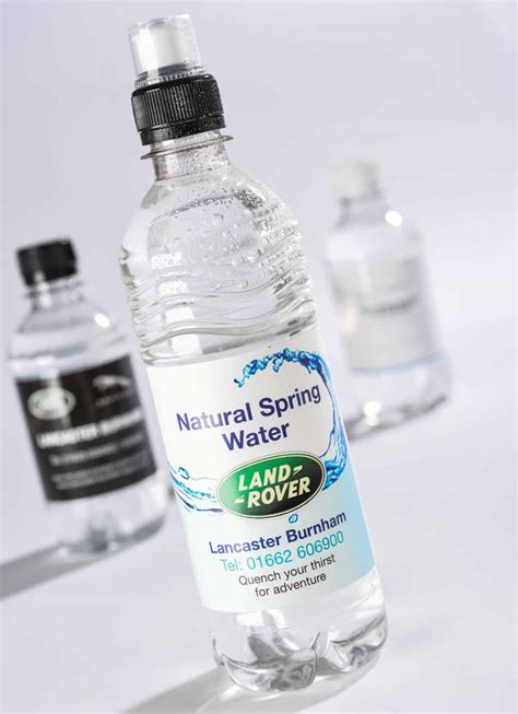 Logo Plastic Water Bottles Promotional Custom Personalised