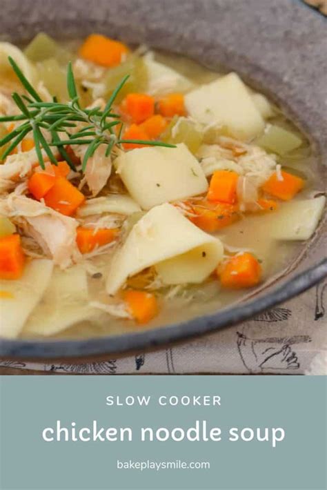 Slow Cooker Chicken Noodle Soup The Ultimate Cold And Flu Fighter