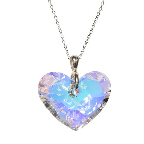 Truly In Love Swarovski Crystal Ab Heart Pendant Jewelry Pendants