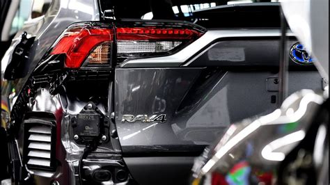 Toyota Kentucky Begins Production Of 2020 Toyota Rav4 Hybrid Youtube