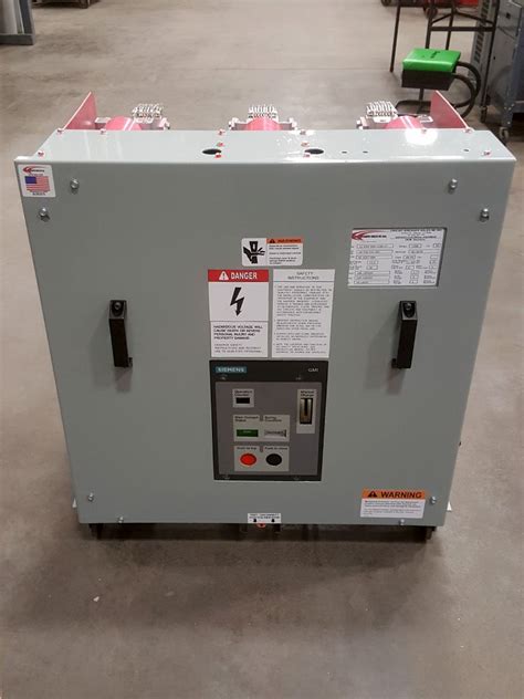 Siemens Type 15 Gmi 500 1200 1200a Vacuum Circuit Breaker Circuit