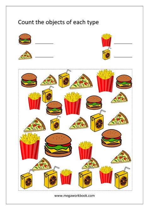 Free Printable Number Counting Worksheets - Count and ...