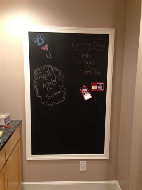 Magnetic Chalkboard Paint In Kitchen Success Magnetic Chalkboard