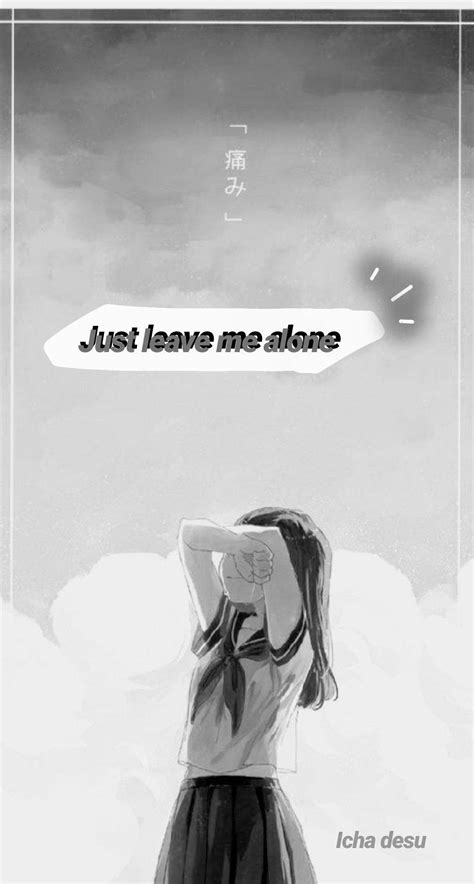 Download Anime Girl Just Leave Me Alone Wallpaper