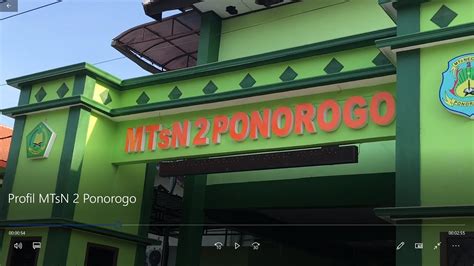 Profil Mtsn 2 Ponorogo Youtube