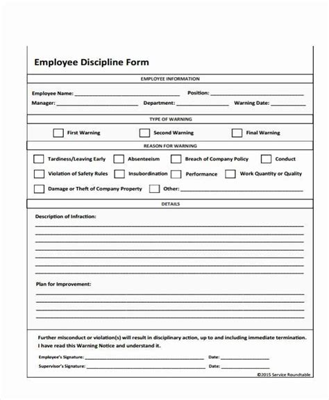 The malaysian social security system is based on two pillars: 30 Free Printable Employee Disciplinary forms in 2020 ...