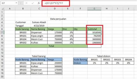 Belajar Excel Rumus Vlookup Dan Hlookup Beserta Contohnya