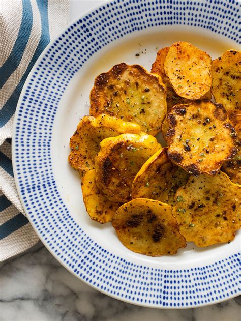 Place the squash cut side up on the grill. Achiote Grilled Sunburst Squash | Grilling recipe | Spoon ...
