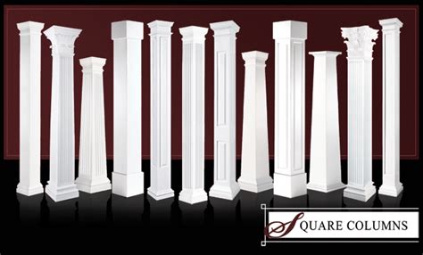 Square Columns From The Master Craftsman At Melton Classics