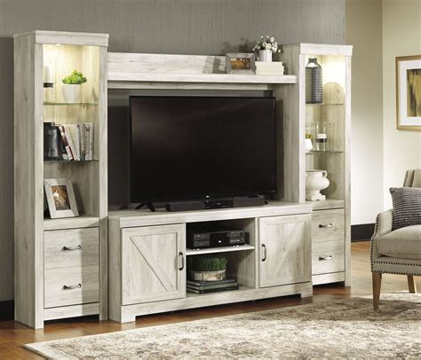 Shop wayfair for all the best white entertainment centers. Bellaby White Wash Entertainment Wall Unit in 2019 ...