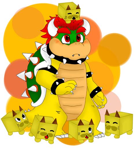 Chibi Bowser With Blitties By Natsuko The Mun On Deviantart