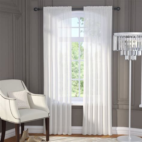 Check spelling or type a new query. Brushgrove Solid Sheer Curtain Panels & Reviews | Joss & Main