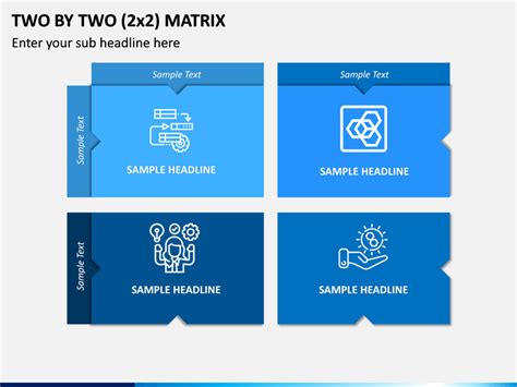 Two By Two Matrix Powerpoint Template Ppt Slides