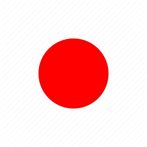 Asia Country Flag Japan Nation Round Icon Download On Iconfinder