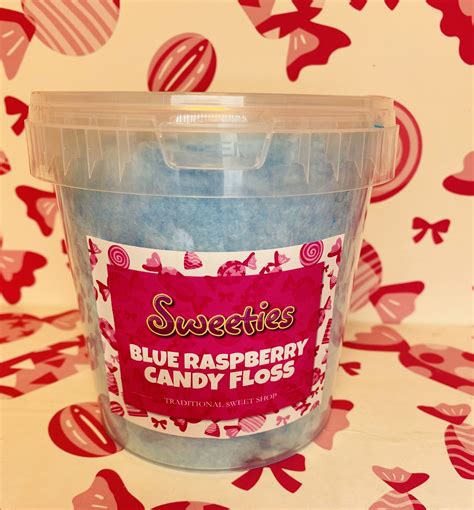 Blue Raspberry Candy Floss Sweeties Direct