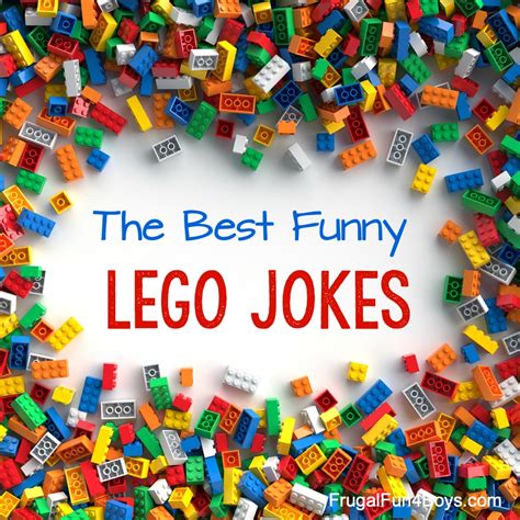 Most kids are little clowns by nature, but learning how to tell a good joke is a skill that they will need help mastering. Funny LEGO Jokes for Kids - Frugal Fun For Boys and Girls