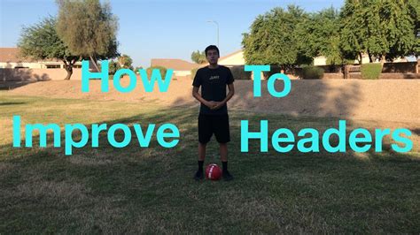 How to improve headers in soccer - YouTube