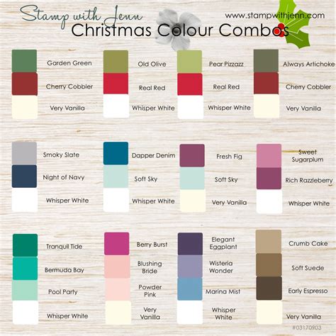 Christmas Colours  Stamp with Jenn