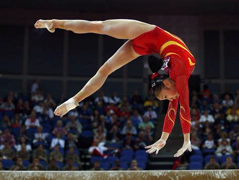 A tweet from usa gymnastics on monday read: Huang Qiushuang (China/CHN 🇨🇳) 03 World Bronze Medals ...