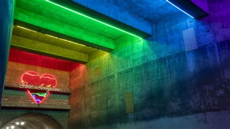 Why A Neon Art Installation Is Lighting Up A Tunnel In La