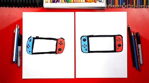 How To Draw A Nintendo Switch Challenge Time Art For