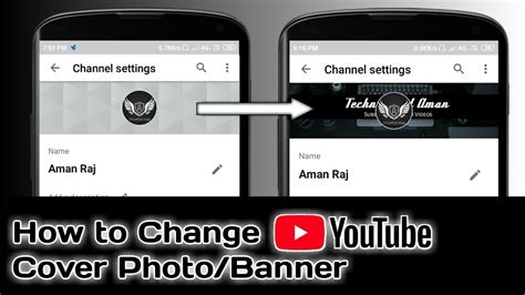 How To Change Youtube Background Photochannel Art Cover Photo Banner