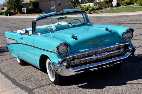 1957 Chevrolet Bel Air Convertible Red Hills Rods And Choppers Inc