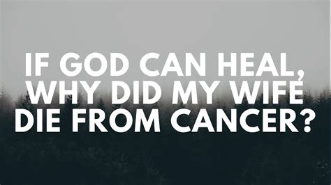 God Can Heal Cancer