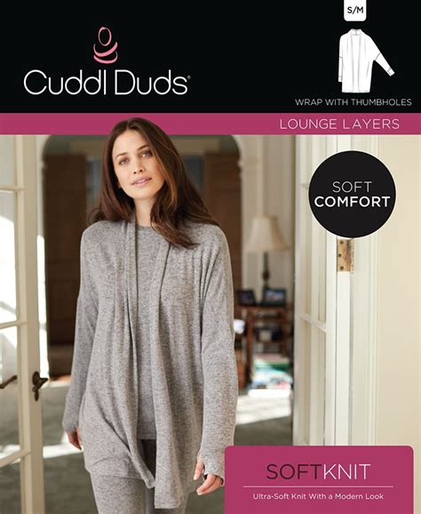 Cuddl Duds Plus Size Soft Knit Wrap Macys