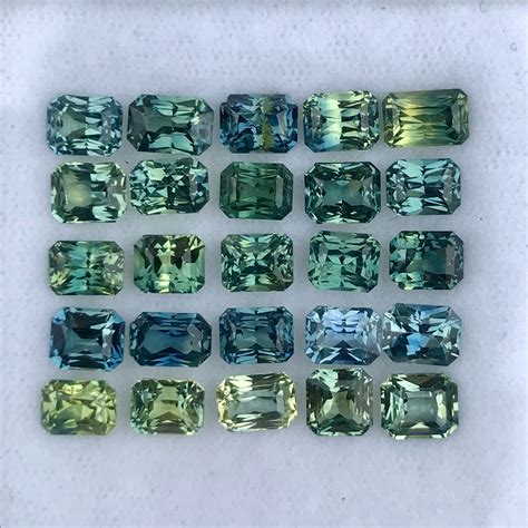 Blue Green Sapphires For Jewlery Making Unheated Untreated Etsy