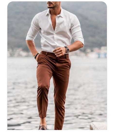 What To Wear With Brown Pants Mens Buy And Slay