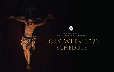 Holy Week 2022 Schedule Roman Catholic Diocese Of Chalan Kanoa