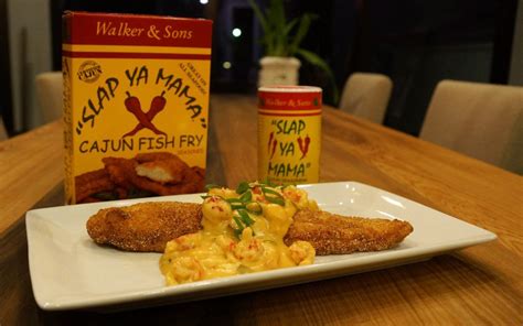 Fried catfish is an american deep south dish, coated in cornmeal and fried in oil or sometimes bacon grease. Fried Catfish Topped With Crawfish Au Gratin Sauce - Slap ...