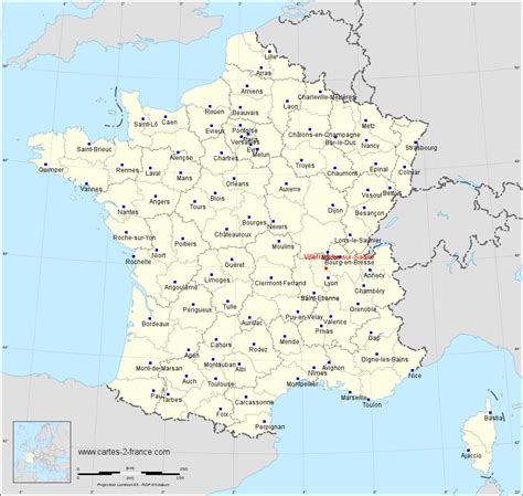 Carte De Villefranche Sur Saône