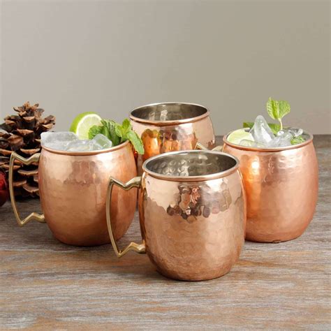 Goldtideas Copper Hammered Moscow Mule Beer Mug Mug For Parties