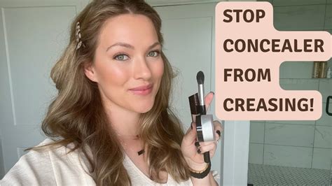 How To Stop Concealer From Creasing Under Your Eyes Youtube