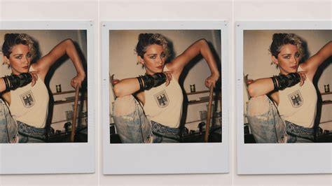 Madonna Showcases Unseen Madonna Polaroid Photos