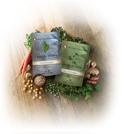 We're starting with 3 different meal options but hope to add more quickly to provide nutritional variety. Functional Formularies - Organic feeding tube formulas and ...