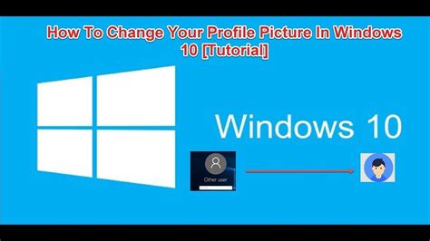 How To Change Your Profile Picture In Windows 10 Tutorial Youtube