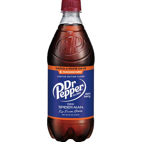 Dr Pepper Dark Berry Soda 20 Fl Oz Bottle Brickseek