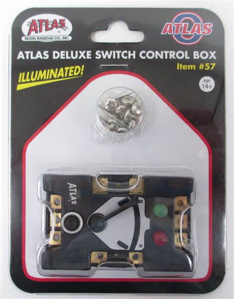 Atlas 57 Deluxe Switch Control Box Illuminated Trainz