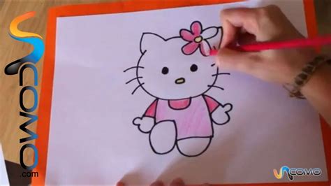 Cómo Dibujar La Hello Kitty Youtube