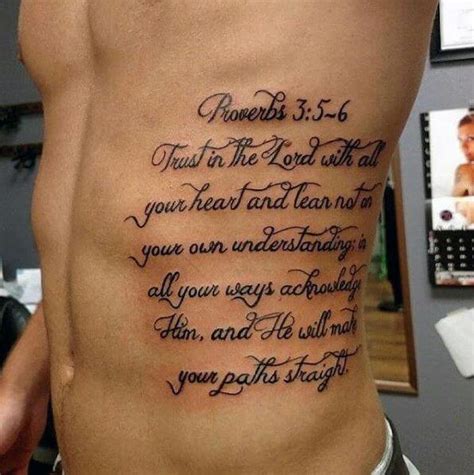 Tattoos With Meaningful Words For Men
