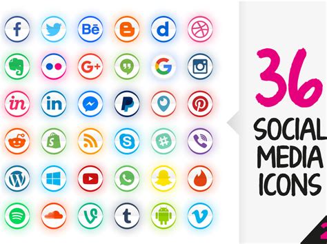 Social Media Icons Pack Free Vector Art And Graphics